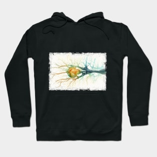 Abstract Human nerve cell Hoodie